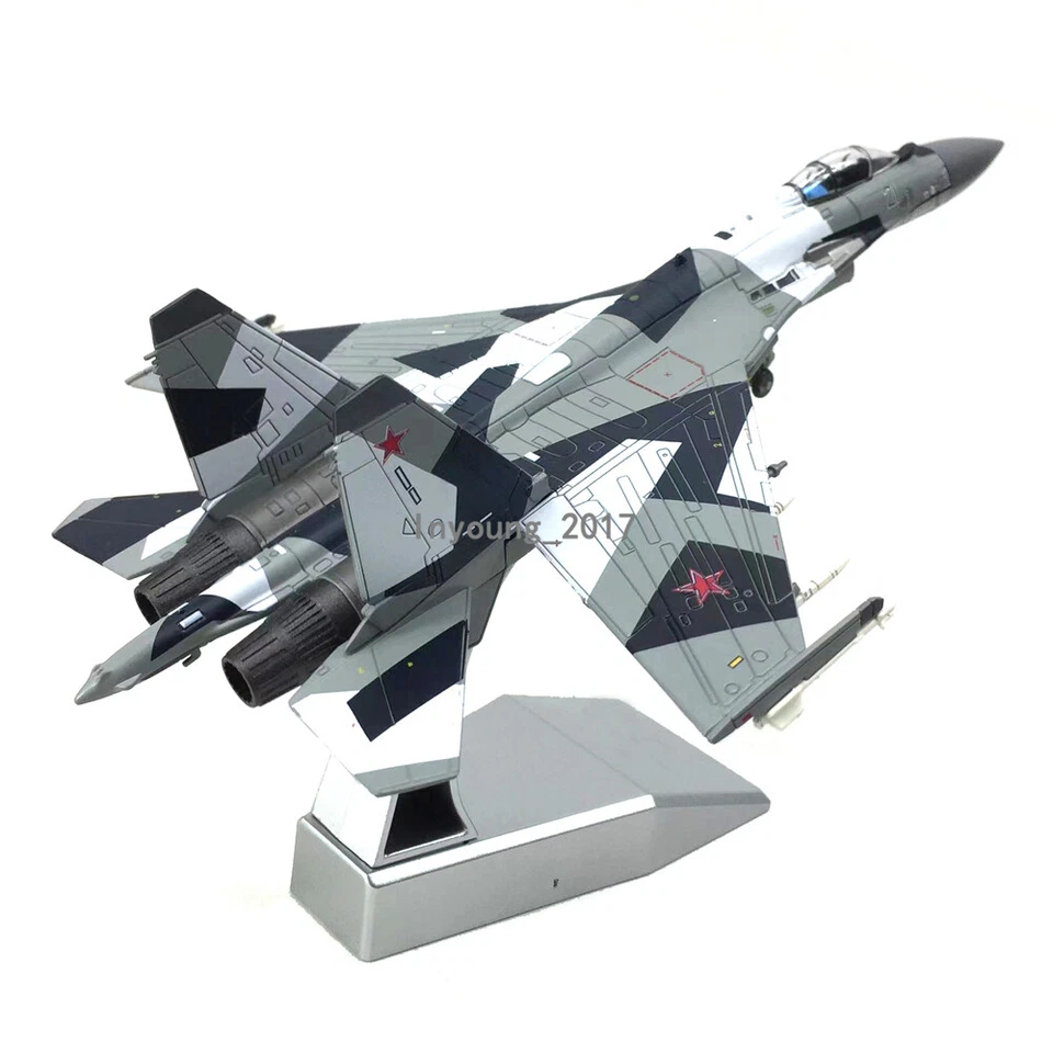 1:100 SU-35 Super Flanker 2014 avión de la Fuerza Aérea Rusa modelo de avión fundido a presión Foto 1 de 4