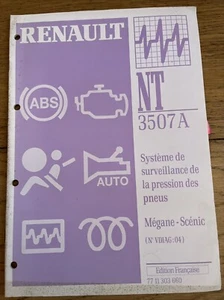 Manuel reparation ATELIER RENAULT Megane Scenic Nt 3507A Diagnostic Generique - Picture 1 of 8