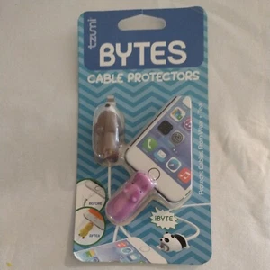 Tzumi Cord Bytes Cable Protectors 2 Pack, Puppy And Hippo New  - Picture 1 of 4