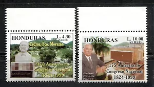 HONDURAS 1999, NATIONAL CONGRESS - 175TH ANNIVERSARY, Scott C1061-C1062, MNH - Bild 1 von 1