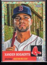 Xander Bogaerts 2022 Topps Chrome Platinum Pink Rose Mini Diamond #/75 Red Sox
