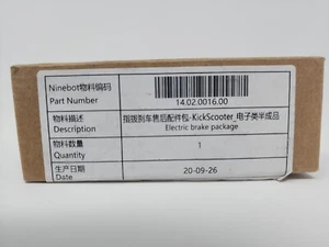 Ninebot Part Number 14.02.0016.00 Electric Brake Package Foldable Scooter Parts - Picture 1 of 19