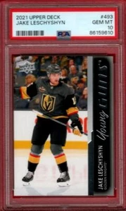 2021-22 UPPER DECK JAKE LESCHYSHYN YOUNG GUNS ROOKIE #493 PSA 10 UD RC YG GC - Picture 1 of 1