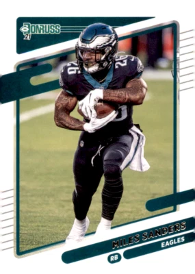 2021 Panini Donruss - #109 Miles Sanders Philadelphia Eagles - Image 1 of 2