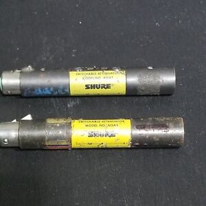 Shure A15AS Switchable In-Line Attenuators (x2)