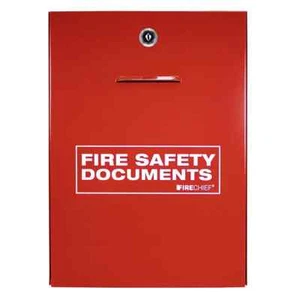 C-Tec Document Box (BF357) Red Keyswitch Lockable Enclosure for Life Safety Docs - Picture 1 of 2