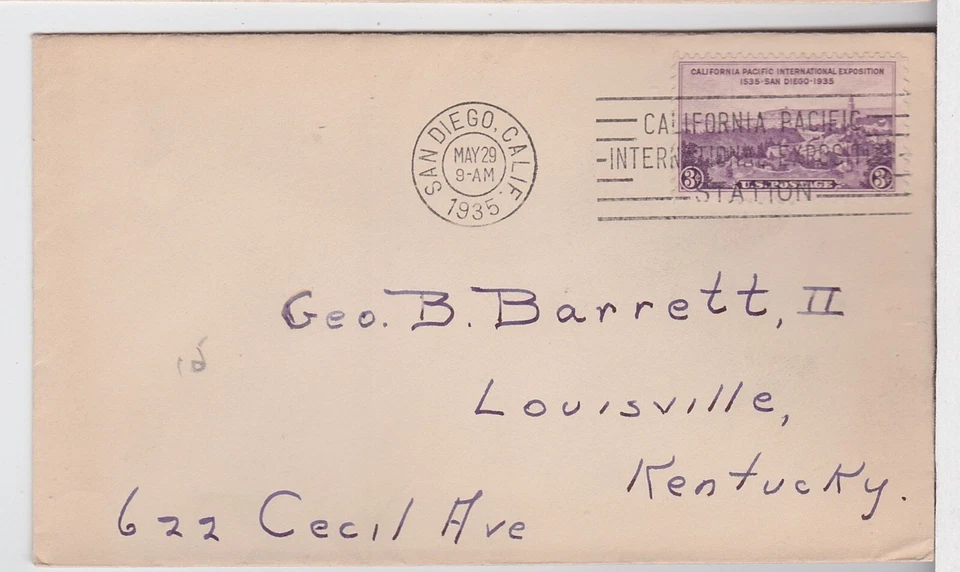 TurtlesTradingPost- California Pacific Exposition- #773 FDC 1935 - Image 1 of 1