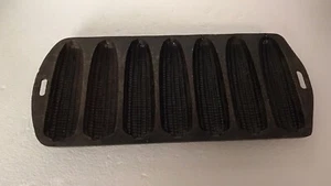 Lodge Gusseisen 7 Ähren Mais Brot Muffin Form 27 C USA 12-1/2 Johnny Kuchen Backformen - Bild 1 von 9