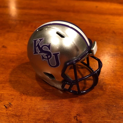 Kansas State Wildcats 1982-85 custom pocket pro helmet Big 12 KSU Cover