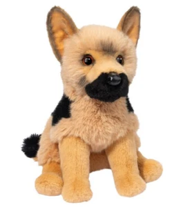 Steel 12" German Shepherd GSD Dog Douglas Cuddle Toy Plush Stuffed Animal Puppy - Picture 1 of 3