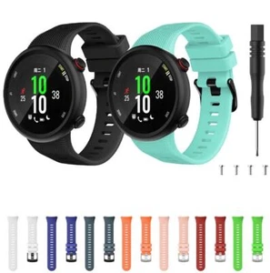 Per Garmin Forerunner 45 Cinturino Ricambio Band Silicone Orologio 25mm Fibbia - Foto 1 di 17