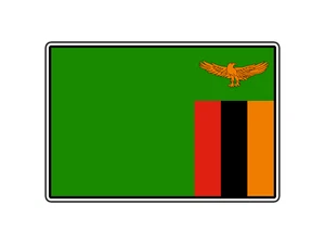 #2755 Zambia Flag World Country Sticker Waterproof Vinyl Decal Die-Cut Car - Picture 1 of 1