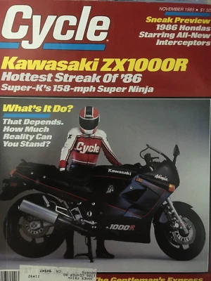 Cycle magazine November 1985 Foto 1 de 3
