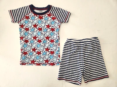 Conjunto de pijama corto Johns estrellas y rayas Gymboree talla 10 algodón Foto 1 de 4