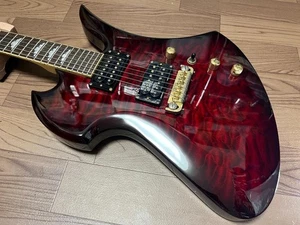 Guitarra Eléctrica B.C.Rich Mockingbird See-Through Rojo Oscuro Sunburst Producto Usado - Imagen 1 de 18