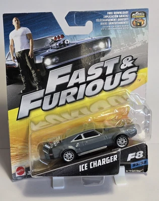 MATTEL - THE FAST & FURIOUS - F8 ICE CHARGER  - 2017 FCF58 -  NEW SEALED - Image 1 of 4