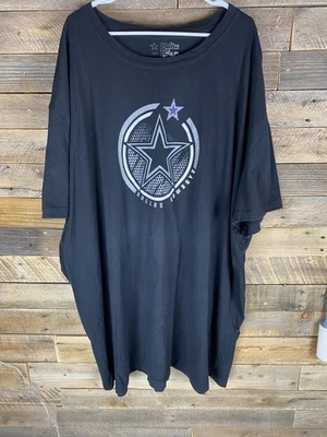 Dallas Cowboys Atlético Talla 6XL Equipo Ropa Manga Corta Camiseta Negra Foto 1 de 4