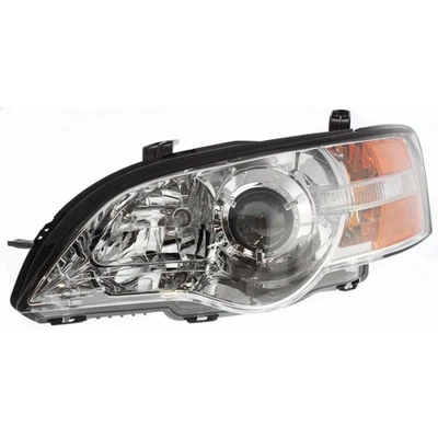 Para 2006 2007 Subaru Legacy conjunto de farol driver lado cromado CAPA - Imagem 1 de 4