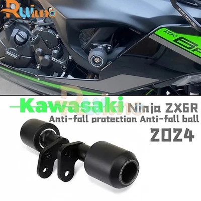 Protector de choque deslizante de cuadro ZX6R para KAWASAKI NINJA ZX-6R 636 2024 2025 Foto 1 de 4