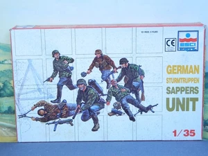1/35 Kit Vintage Italeri #5006 WW2 GERMAN STURMTRUPPEN SAPPERS UNIT New Open Box - Picture 1 of 2