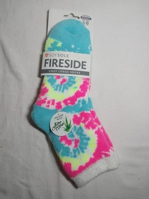 Sole Fireside Acogedores Calcetines Lodge INFUNDIDOS DE ALOE VERA Talla (W) 5-10 Brillantes Foto 1 de 4