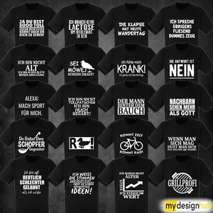 Tshirt mit Spruch Fun lustig witzig Sprüche Funshirt Motiv Aufdruck Geschenk - Bild 1 von 24