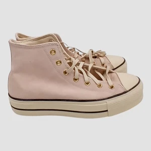 Sneakers alte Converse donna Chuck Taylor All Star Lift platform taglia 9,5 - Foto 1 di 7