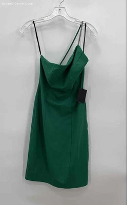 NWD NBD Women's Green One Shoulder Mini Bodycon Dress - Size S - Image 1 of 4