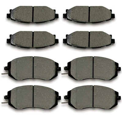 Front&Rear High-Performance Ceramic Brake Pads for Subaru XV Crosstrek 2013-2015 Foto 1 de 4
