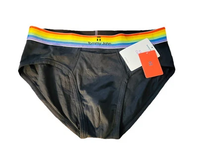 Tommy John Cool Algodón Ropa Interior Calzoncillos Orgullo Acanalado Arco Iris XL NUEVO CON ETIQUETAS Foto 1 de 4