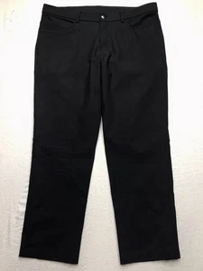 LULULEMON ABC Pant Men 36x30 Black Classic Fit Warpstreme Stretch Chino LM5335SE - Picture 1 of 13