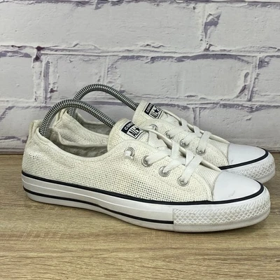 匡威 Converse Chuck Taylor All Star Shoreline 针织白色运动鞋女式 9 鞋 — 第 1/4 张图片