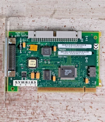 Symbios NCR815XS 348-0029611B PCI to SE SCSI 50-Pin Adapter Controller Card - Image 1 of 4