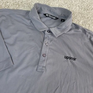 Travis Mathew Herren XL einfarbig grau Performance Stretch Polo Kurzarm - Bild 1 von 6