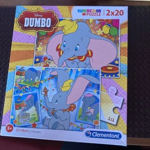 Clementoni Disney Dumbo Supercolor Puzzle 2 x 20 Teile Jigsaw Vollständig - Bild 1 von 2