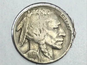 Büffelnickel 1931-S in fein/sehr schön - Bild 1 von 2