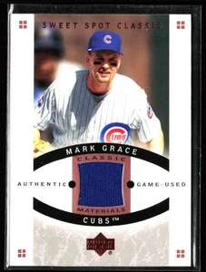 2005 Sweet Spot Mark Grace Jersey Classic Materials #CMMG Chicago Cubs - Picture 1 of 2