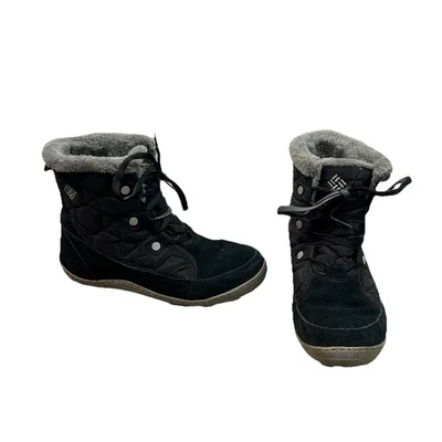 Botas impermeables Columbia Powder Summit Shorty negras para mujer talla 8 Foto 1 de 4