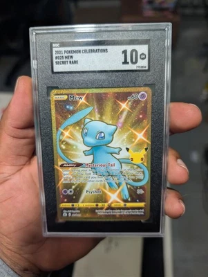 SGC 10 GEM MINT Gold Mew 025/025 Secret Rare - 2021 Pokemon Celebrations - Image 1 of 2