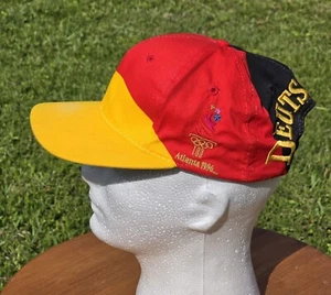 Gorra gorra snapback vintage Alemania Deutschland FLAG Juegos Olímpicos 1996 Atlanta EE. UU.  - Imagen 1 de 12