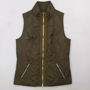 Polo Golf Gilet Donna Verde Medio Trapuntato Tampone Sottile Equitazione Cavalli Campione - Foto 1 di 14