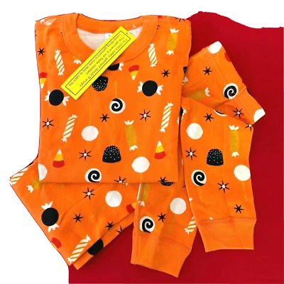 Juego de pijama Hanna Andersson algodón orgánico “CANDY”, 3-4 años. ¡Idea de regalo perfecta! Foto 1 de 4