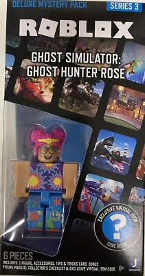 Roblox Serie 3 Ghost Simulator: Ghost Hunter Rose Paquete de lujo de 3 pulgadas Foto 1 de 4