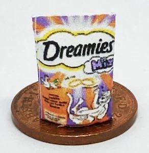 Dolls House Cat Food Treats Pet Accessory 1:12 Scale Empty Packet DS11 tumdee - Picture 1 of 6