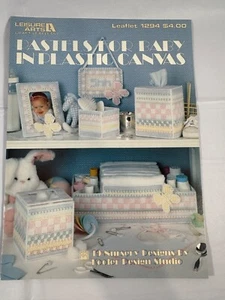 Pastels for Baby in Plastic Canvas Leaflet 1294 by Leisure Arts-Nursery Design - Picture 1 of 2
