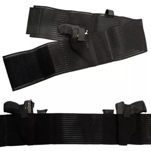 Tactical Breathable Elastic Mesh Belly Band Gun Holster Concealed Carry Handguns - Picture 1 of 12