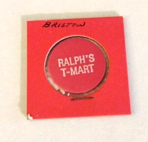50 Cent - Pink Token - Food Stamp Credit - Bristow - Ralph's T-Mart - Picture 1 of 2