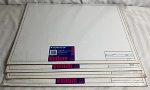 Lote de 4 bloques de título y borde de papel vitela blanco Staedtler 18" x 24" 40 hojas - Imagen 1 de 5