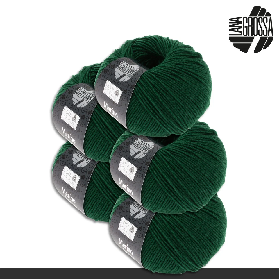 Lana Grossa Merino Superfein Cool Wool 501 Tanne 50g wolle