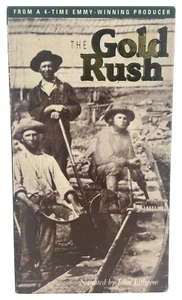 The Gold Rush Narrated by John Lithgow VHS History Fast Free Shipping - Picture 1 of 6